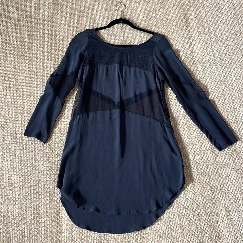 Jen’s Pirate Booty silk and Lace black dress